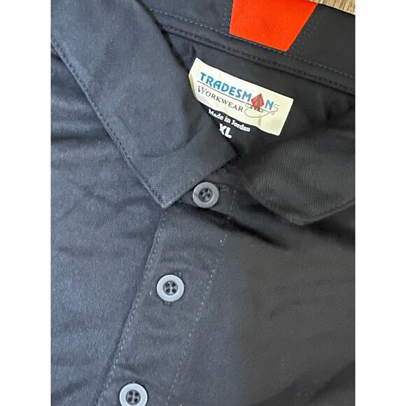 Icon Short Sleeve Black & Orange T-Shirt Size XL - Picture 3 of 5